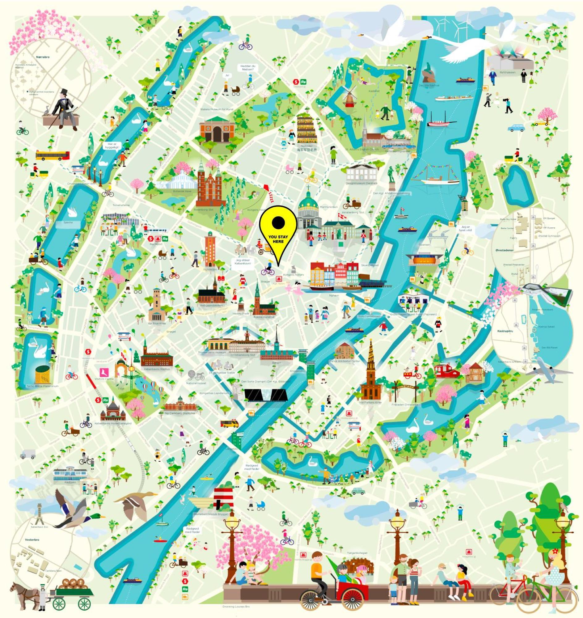 Stylish On Lively Street In Downtown * Kopenhagen